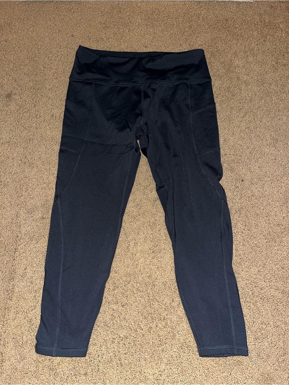 High-Waist Black Leggings